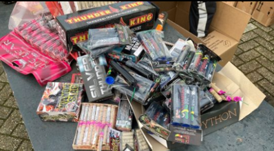 Plaatje illegaal vuruwerk